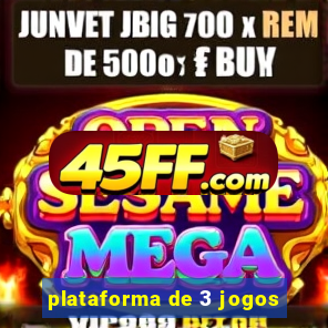 plataforma de 3 jogos